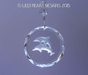 Crystal Double Dolphins Suncatcher w/Swarovski Oce