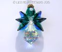  m/w Swarovski RARE Luck of the Irish Green Angel 