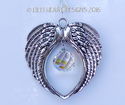 Angel Wings m/w Swarovski Aurora Mozart Suncatcher