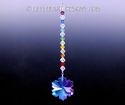 Crystal Aurora Borealis Snowflake Chakra Car Charm