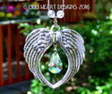  m/w Swarovski Suncatcher VINTAGE KITE Angel Wings