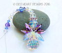  m/w Swarovski *Bermuda Blue* Angel Rare Color Sun