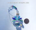  m/w Swarovski Rare Pear Peacock AB Wings Angel Su