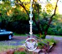 Crystal Butterfly Suncatcher w/Swarovski Butterfli