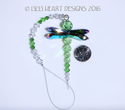 m/w Swarovski New Mini Peridot Peacock Dragonfly S