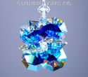 m/w Swarovski Rare COBALT AB SUPER STAR Ornament S