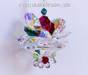 m/w Swarovski LARGEST CHRISTMAS LOTUS with Little 
