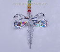 m/w Swarovski Chakra Rainbow Making Dragonfly Sunc