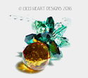 m/w Swarovski Light Topaz Sm. Pineapple Suncatcher