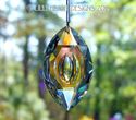  BIG Crystal CATS EYE Aurora 76mm Suncatcher Ready