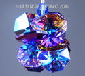 m/w Swarovski RARE Bermuda Blue and Violet Star Su