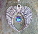 Angel Wings m/w Swarovski Aurora Mozart Suncatcher