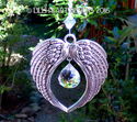 Angel Wings m/w Swarovski Aurora Mozart Suncatcher