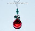 m/w Swarovski Small Red Ball Christmas Ornament Su