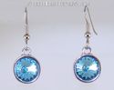 m/w Swarovski Rivoli Dangle Earrings 11mm You Choo