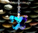 Crystal AB BUTTERFLY Suncatcher m/w SWAROVSKI Butt