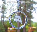 Crystal Double Dolphins Suncatcher w/Swarovski Oce