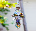  m/w Swarovski Rare Quad Winged AB Sunset Angel Su