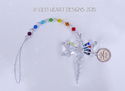 m/w Swarovski Chakra Rainbow Making Dragonfly Sunc