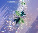 m/w Swarovski Crystal Emerald, Peridot and Pink Su