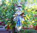  m/w Swarovski Rare Quad Winged AB Sunset Angel Su