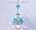  m/w Swarovski Aqua Guardian CROSS ANGEL Car Home 