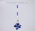 m/w Swarovski Mini SUPER STAR COBALT Car Charm Sun