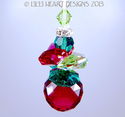 m/w Swarovski 20mm Lil Chubby RED CHRISTMAS ANGEL 