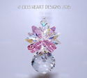 m/w Swarovski Mini Mozart Ball Pineapple Lt. Rose 