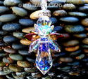  m/w Swarovski Rare Quad Winged AB Sunset Angel Su