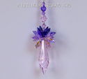 m/w Swarovski RARE 50mm Pink Icicle + AB Purples S