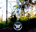 Crystal Butterfly Suncatcher w/Swarovski Butterfli