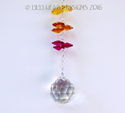 m/w Swarovski Crystal Long TRIPLE CHAKRA Octagon C