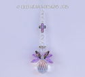  m/w Swarovski Rare VL and Violet AB CROSS ANGEL S