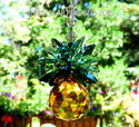 m/w Swarovski Light Topaz Sm. Pineapple Suncatcher