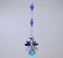  m/w Swarovski *Bermuda Blue* Angel Rare Color Sun