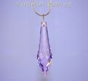 m/w Swarovski Retired Rosaline Pink Pendant Icicle