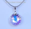 m/w Swarovski RARE Aurora Borealis 18mm 6208 Penda