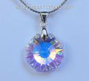 m/w Swarovski RARE Aurora Borealis 18mm 6208 Penda