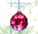 Swarovski Special Sale 40mm Bordeaux Red Ball Feng