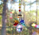  m/w Swarovski Rare AB Pear Body Dbl CHAKRA ANGEL 