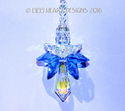  m/w Swarovski *BIG BLUE* Sappire Wings Angel AB S