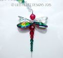 m/w Swarovski CHRISTMAS DRAGONFLY Peacock Rainbow 