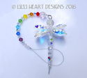 m/w Swarovski AB Baroque Wings Dragonfly Chakra Su