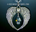  m/w Swarovski Suncatcher VINTAGE KITE Angel Wings