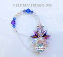  m/w Swarovski *Bermuda Blue* Angel Rare Color Sun