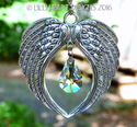  m/w Swarovski Suncatcher VINTAGE KITE Angel Wings