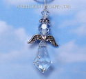  m/w Swarovski Angel Pendant on Chain Car Charm Su