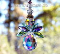  m/w Swarovski Rare Pear Peacock AB Wings Angel Su