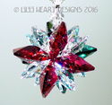 m/w Swarovski Mini SUPER STAR CHRISTMAS Car Charm 